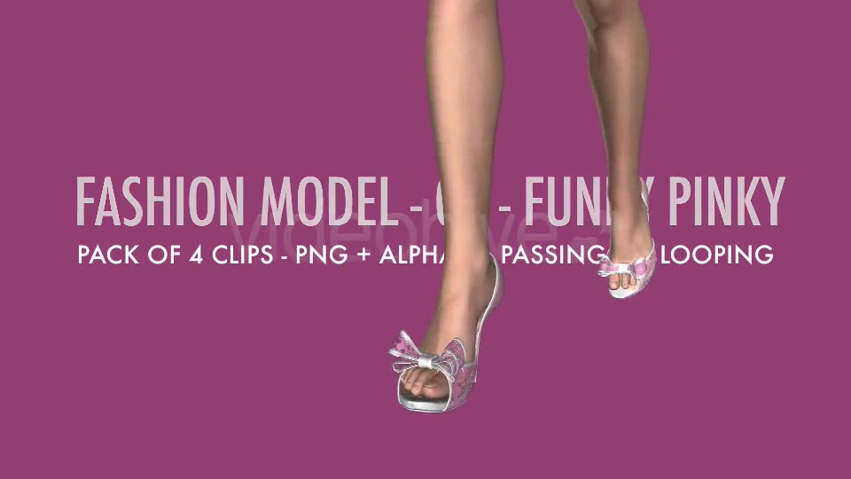 Fashion Model 02 Funky Pinky Pack of 4 Videohive 7232476 Motion Graphics Image 7