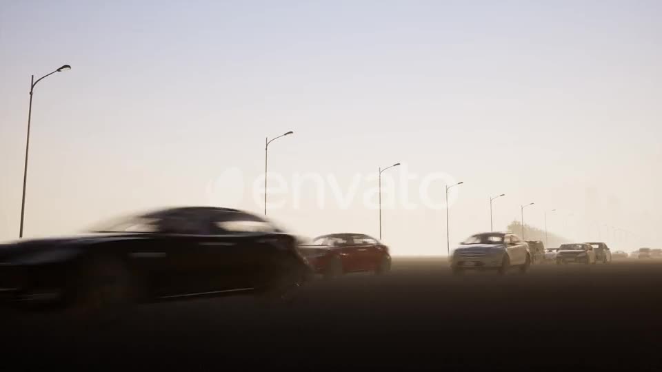 Fast Flowing Traffic Videohive 23148097 Motion Graphics Image 1