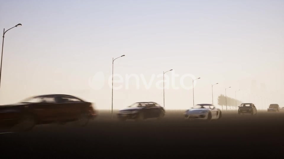 Fast Flowing Traffic Videohive 23148097 Motion Graphics Image 5