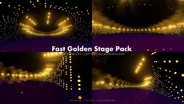 Fast Golden Stage Pack - 16882508 Download Videohive