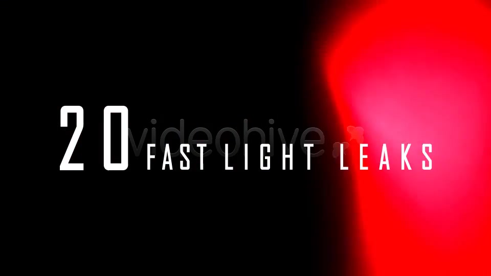Fast Light Leaks Videohive 4986032 Motion Graphics Image 3