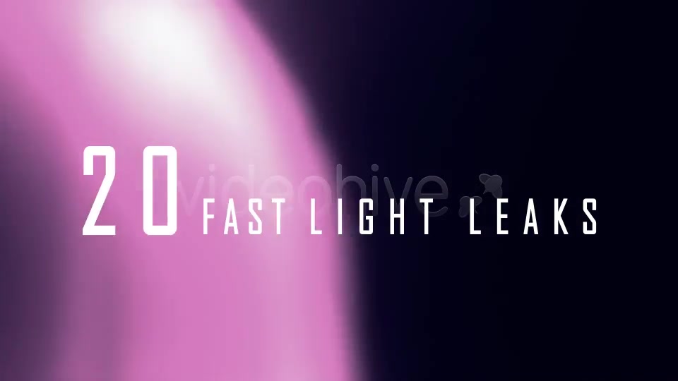 Fast Light Leaks Videohive 4986032 Motion Graphics Image 5
