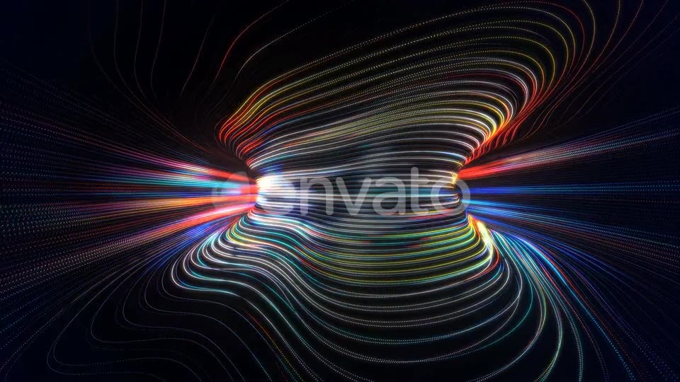 Fast Light Streaks Data Flow Chamber Seamless Loop Videohive 22503754 Motion Graphics Image 2