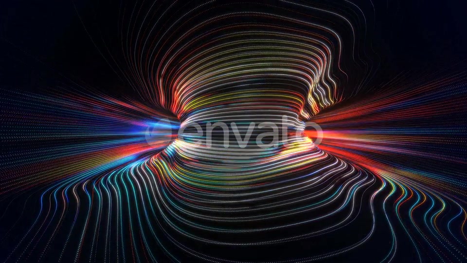 Fast Light Streaks Data Flow Chamber Seamless Loop Videohive 22503754 Motion Graphics Image 3