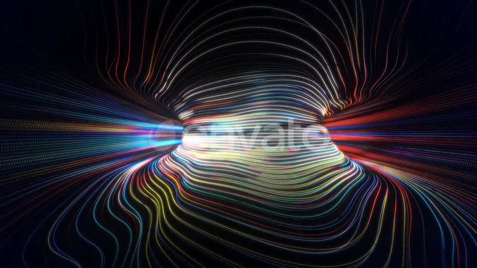 Fast Light Streaks Data Flow Chamber Seamless Loop Videohive 22503754 Motion Graphics Image 4