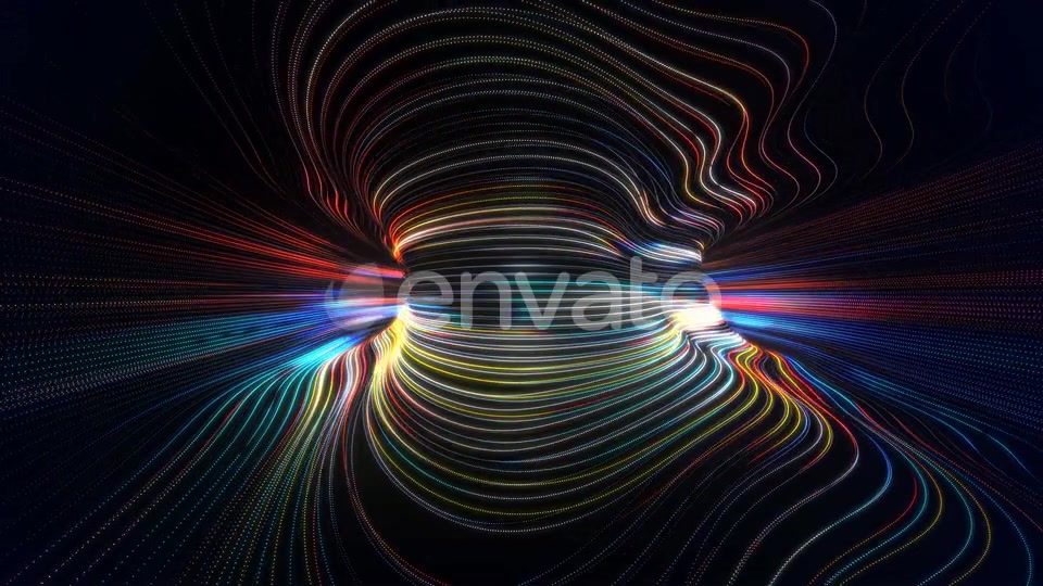 Fast Light Streaks Data Flow Chamber Seamless Loop Videohive 22503754 Motion Graphics Image 6