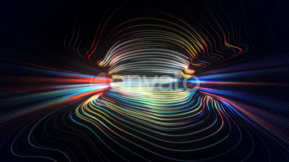 Fast Light Streaks Data Flow Chamber Seamless Loop Videohive 22503754 Motion Graphics Image 7