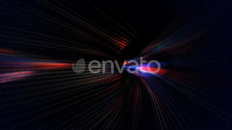 Fast Light Streaks Data Flow Tunnel Seamless Loop Videohive 22503736 Motion Graphics Image 1