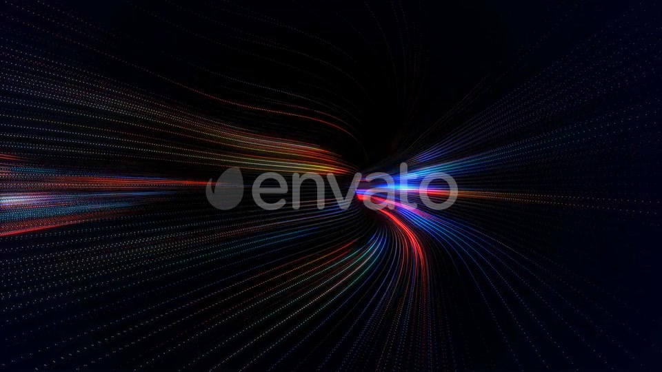 Fast Light Streaks Data Flow Tunnel Seamless Loop Videohive 22503736 Motion Graphics Image 7
