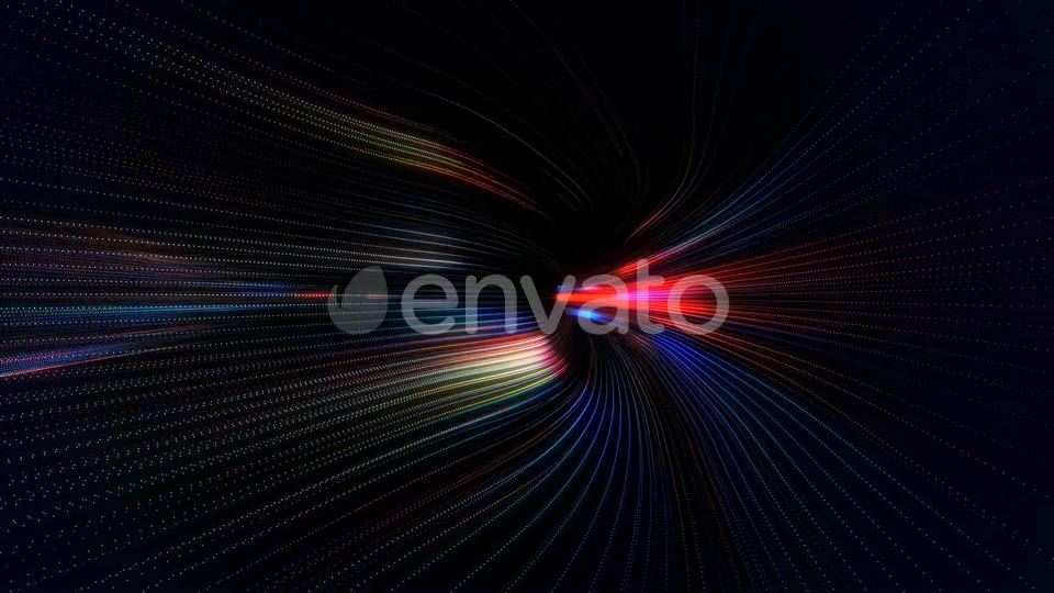 Fast Light Streaks Data Flow Tunnel Seamless Loop Videohive 22503736 Motion Graphics Image 9