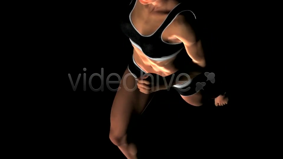 Female Jogging in the Dark Pack of 9 Loops Videohive 5406273 Motion Graphics Image 4