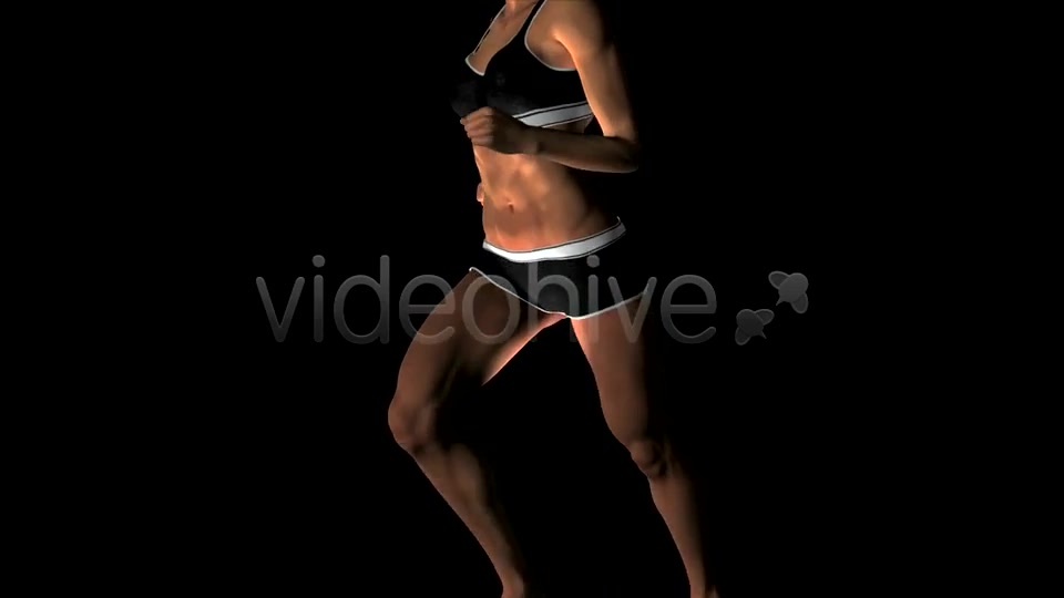 Female Jogging in the Dark Pack of 9 Loops Videohive 5406273 Motion Graphics Image 8