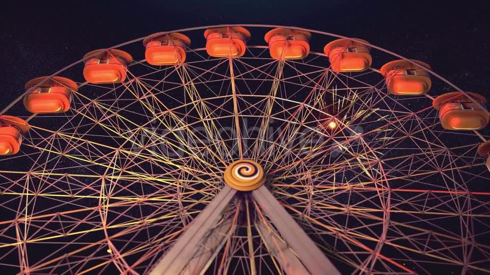 Ferris Wheel at Night Videohive 19589512 Motion Graphics Image 2