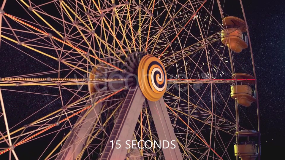 Ferris Wheel at Night Videohive 19589512 Motion Graphics Image 4