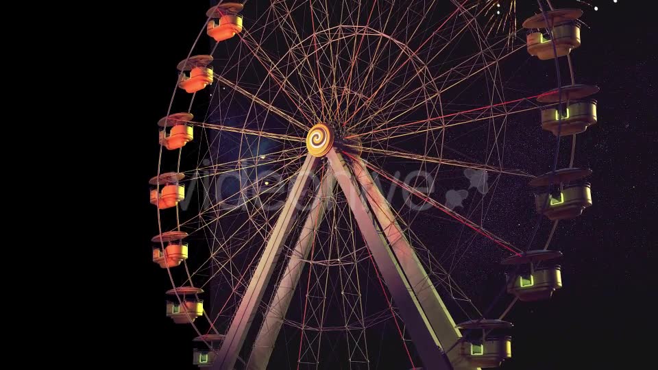 Ferris Wheel at Night Videohive 19589512 Motion Graphics Image 8