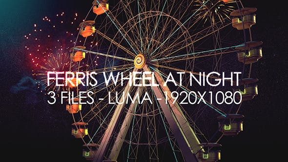 Ferris Wheel at Night - Videohive 19589512 Download