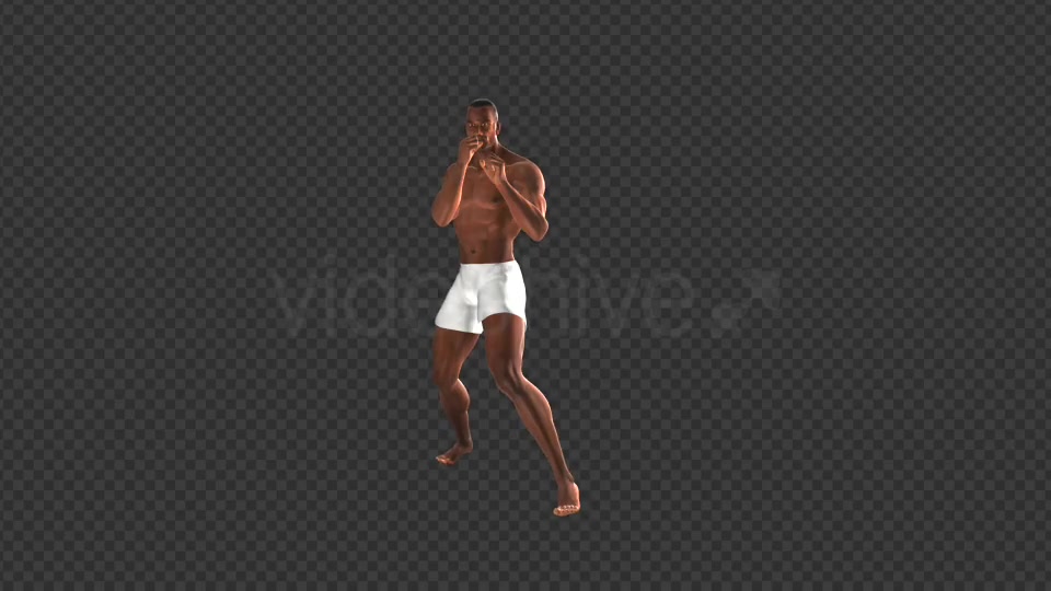 Fight Club Boxing Black Male Pack of 6 Videohive 12322847 Motion Graphics Image 4