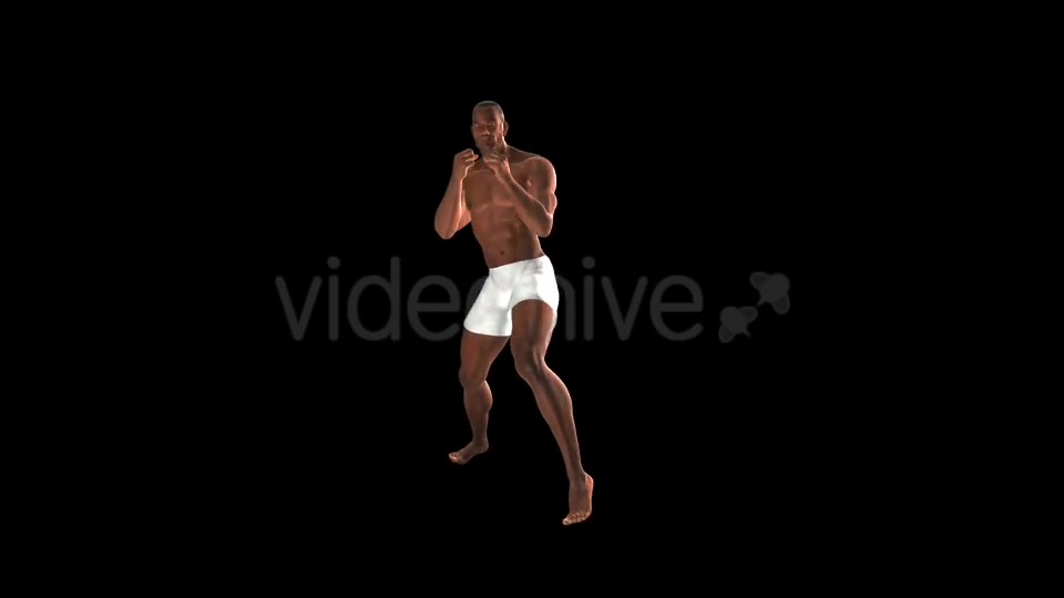 Fight Club Boxing Black Male Pack of 6 Videohive 12322847 Motion Graphics Image 5