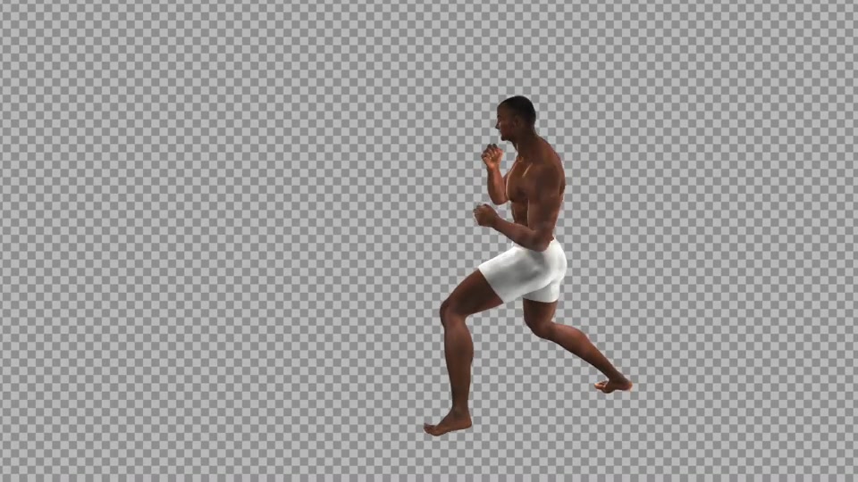 Fight Club Boxing Black Male Pack of 6 Videohive 12322847 Motion Graphics Image 7