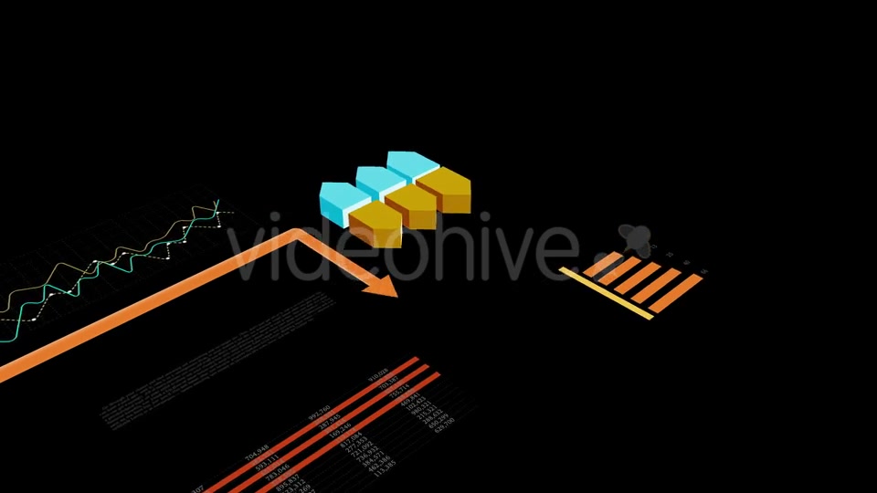 Financial Charts and Diagrams Graphics Accounting Sales Data Profits Videohive 21209615 Motion Graphics Image 3