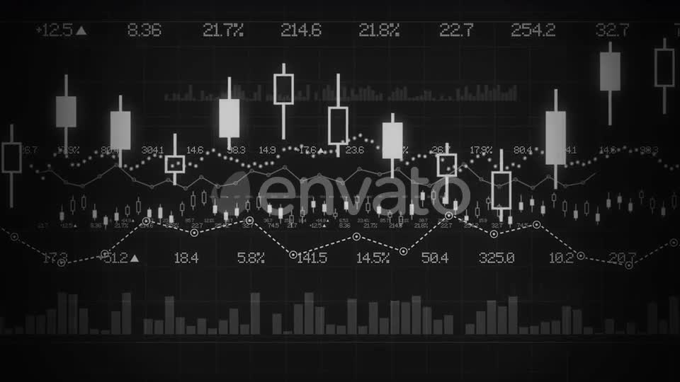 Financial Data Exchange Graph Videohive 23349494 Motion Graphics Image 1