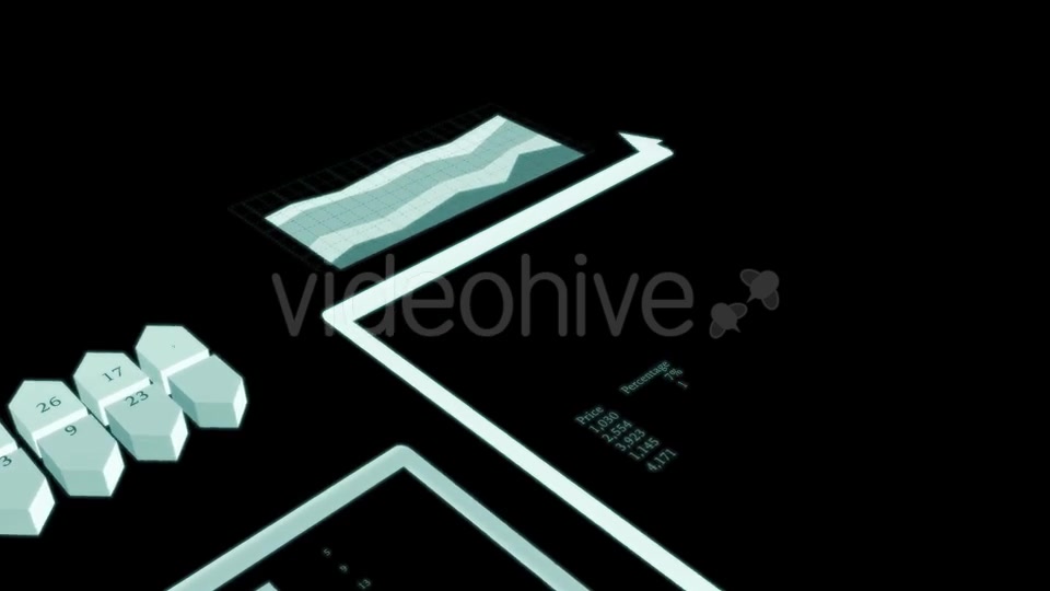 Financial Graphic Charts Showing Sales Data Growth Progress Videohive 21123983 Motion Graphics Image 4