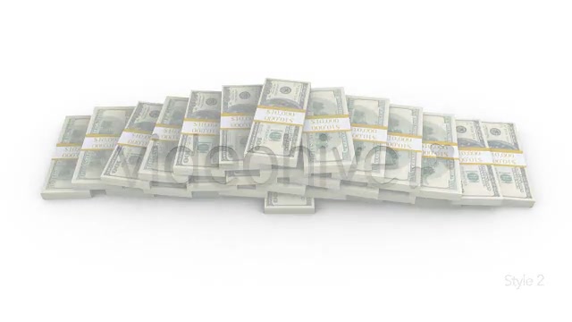 Financial Money Pyramid of $100 Bills + 2 Styles Videohive 5373421 Motion Graphics Image 6
