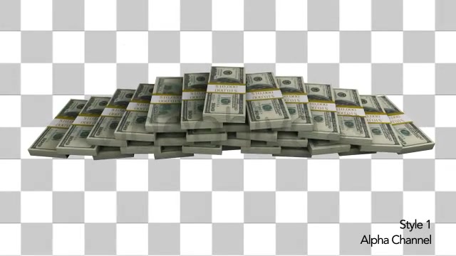 Financial Money Pyramid of $100 Bills + 2 Styles Videohive 5373421 Motion Graphics Image 7