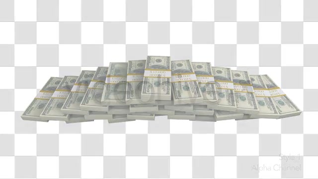 Financial Money Pyramid of $100 Bills + 2 Styles Videohive 5373421 Motion Graphics Image 8