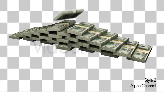 Financial Money Pyramid of $100 Bills + 2 Styles Videohive 5373421 Motion Graphics Image 9
