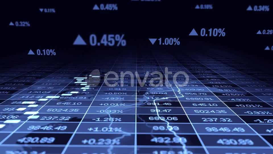 Financial Sales Numbers Data Statistic Videohive 22872692 Motion Graphics Image 1