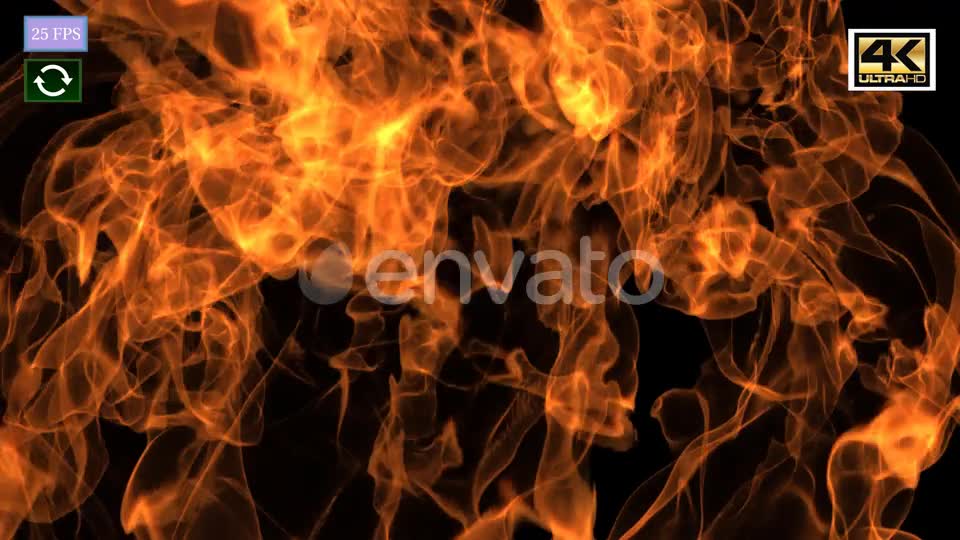 Fire A9 Loop 4K Videohive 24729302 Motion Graphics Image 1