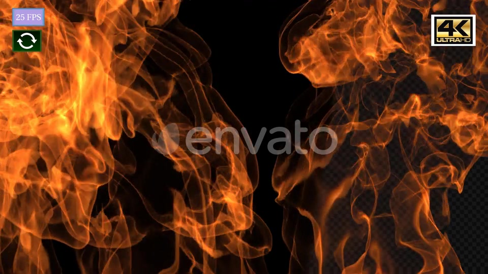 Fire A9 Loop 4K Videohive 24729302 Motion Graphics Image 3