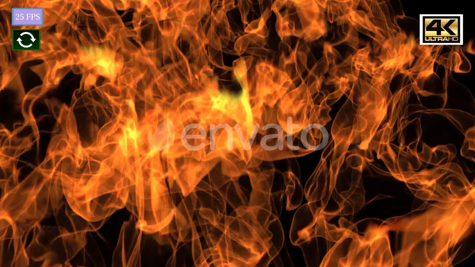 Fire A9 Loop 4K Videohive 24729302 Motion Graphics Image 5