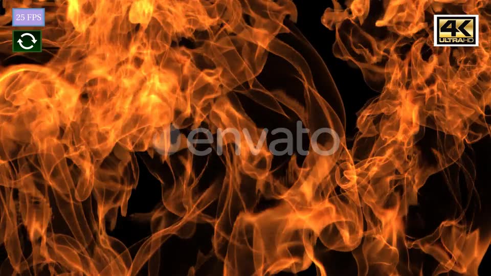 Fire A9 Loop 4K Videohive 24729302 Motion Graphics Image 6