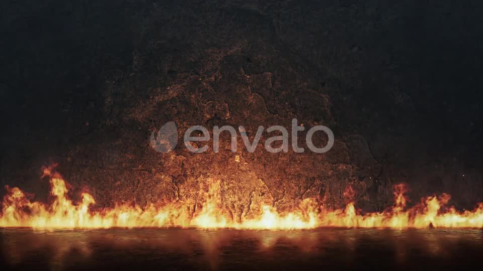 Fire And Stone Cinematic Background Loop Videohive 23859641 Motion Graphics Image 1