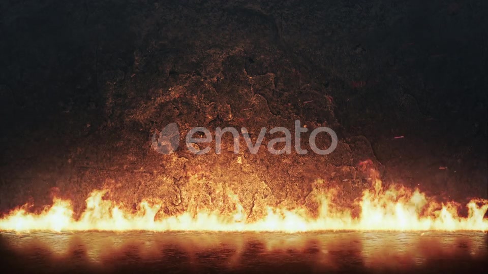Fire And Stone Cinematic Background Loop Videohive 23859641 Motion Graphics Image 4