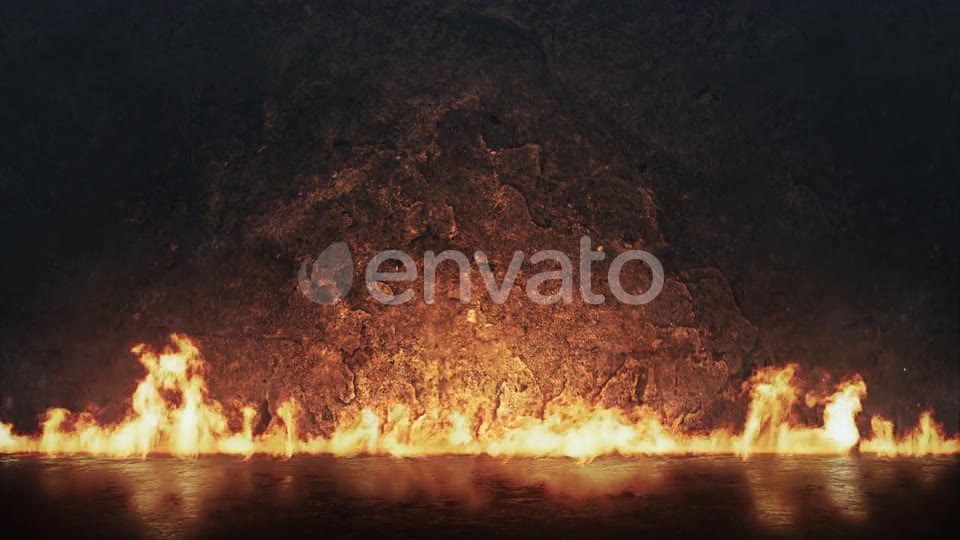 Fire And Stone Cinematic Background Loop 4K Videohive 23685579 Motion Graphics Image 2