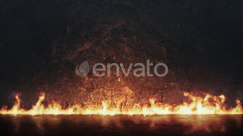 Fire And Stone Cinematic Background Loop 4K Videohive 23685579 Motion Graphics Image 3