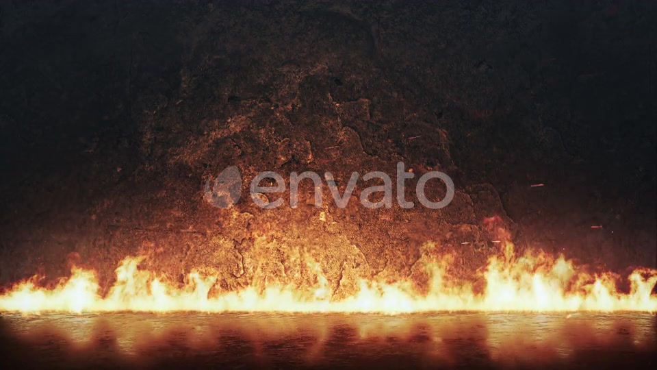 Fire And Stone Cinematic Background Loop 4K Videohive 23685579 Motion Graphics Image 4