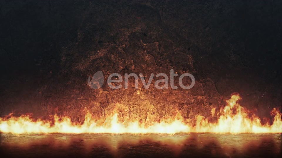 Fire And Stone Cinematic Background Loop 4K Videohive 23685579 Motion Graphics Image 5