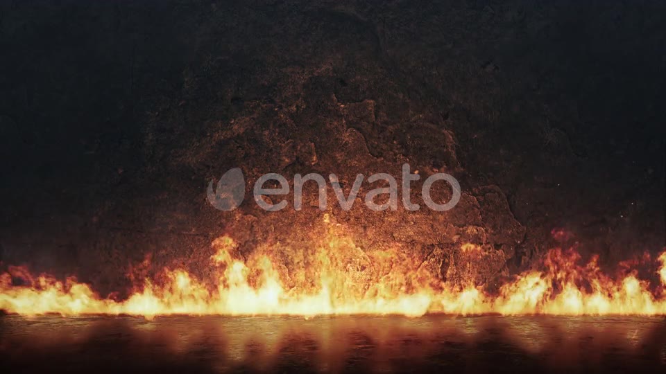 Fire And Stone Cinematic Background Loop 4K Videohive 23685579 Motion Graphics Image 6