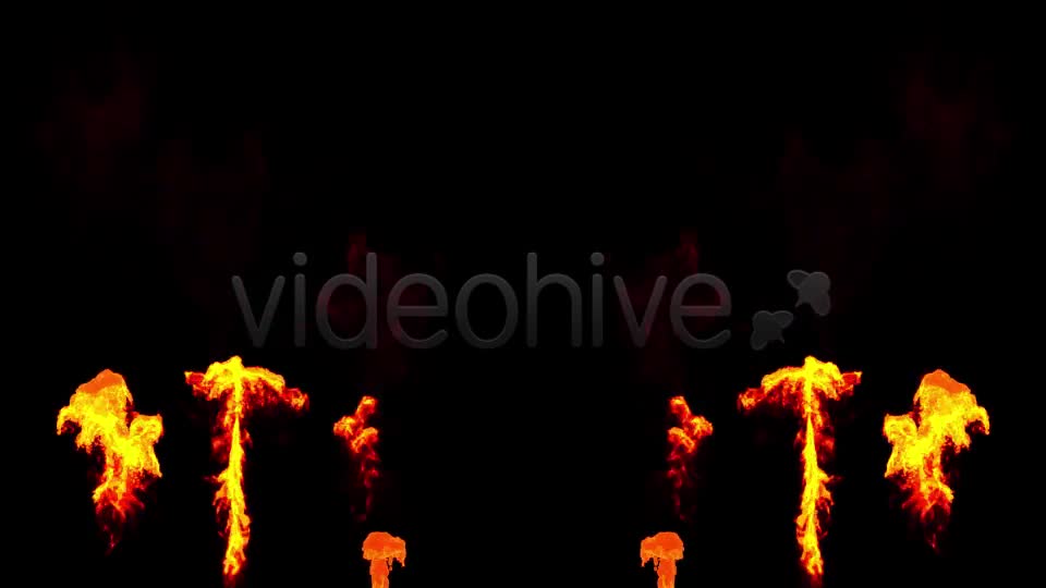 Fire Bang VJ Loop Pack (4in1) Videohive 20399563 Motion Graphics Image 1