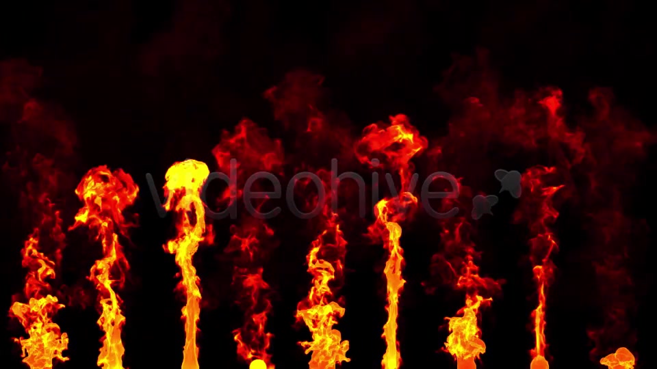 Fire Bang VJ Loop Pack (4in1) Videohive 20399563 Motion Graphics Image 7