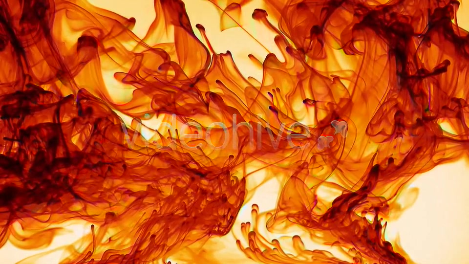 Fire Color of Ink in Underwater Videohive 7972394 Motion Graphics Image 5