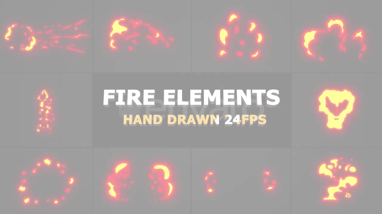 Fire Elements Pack | Motion Graphics Pack Videohive 21804809 Motion Graphics Image 11