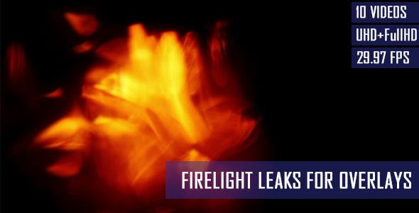 Fire Light Leaks For Overlays - Download 9192439 Videohive