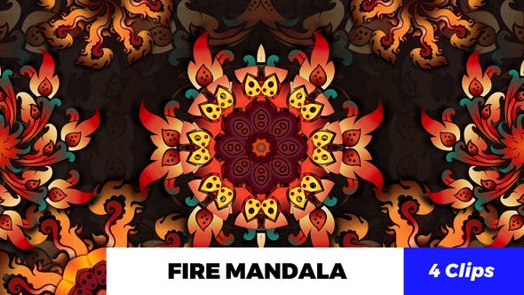 Fire Mandala Kaleido - 19693117 Videohive Download