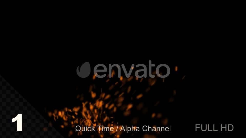 Fire Particles / Sparks Videohive 21905126 Motion Graphics Image 1