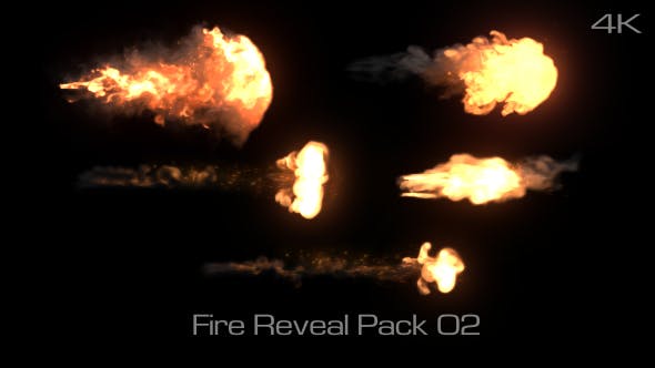 Fire Reveal Elements Pack 02 - Videohive Download 21185964